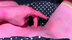 Youngling pleasures her slippery and lubed MILF pussy without any company in a modeling scene