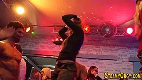 Amateurs enjoy a party with handjobs and sucking