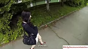 Out-of-town blonde gal gets drilled hard in outdoor POV action.