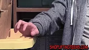 Blonde Security Spunked In Caught Fucking