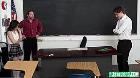 student lulu chu says, teacher, let's get wild with blowjobs and riding