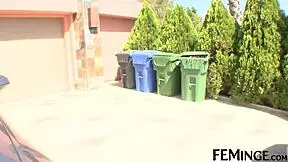 busty milf joins blonde lesbian threesome with toys