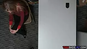Stepdaughter fucks to free shoplifting stepmom