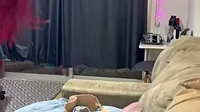 Sensual footjob from young MILF