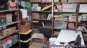 Brunette Teen Criminal With Small Tits Gets Caught And Hardcore Fucked To A Facial!