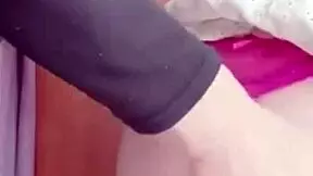 I Watch My Girlfriend Play With Her Pussy On The Balcony