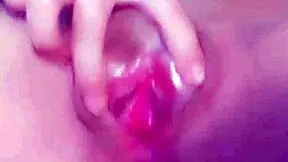 Very Cute Teen Girl Shows Her Young Pussy With Excitement