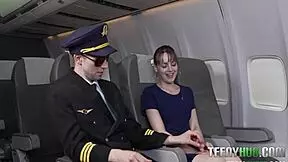 Explicit foreplay on a flight