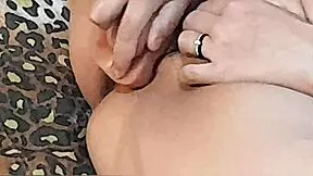 Couple's Saturday night with open pussy, hard cock in mouth, and lots of squirts!