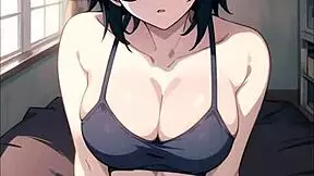 Himeno's bondage and solo scenes
