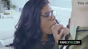 Lucky dude bangs busty Latina Sheyla and stepsister Kayla! 🔥