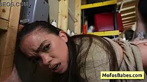 Angelina Moon Gets Her Bald Pussy Pounded by Logan's Big Cock