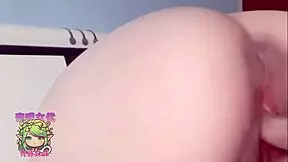 teasing wet pussy with fingers, spreading lips, craving cock
