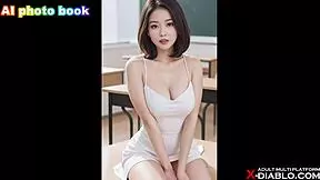 Teen Girl Poses In Big Tits Lingerie