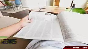 This horny petite blonde stepsister is so wet, she gives the best blowjob 😏