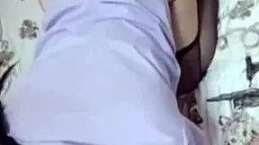 Lovebird Princess New Girlfriend In Black Stockings Teases Ass For Doggy Fuck