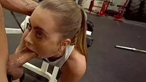 fucking her tinder date for a workout - gym selfie s1 e6