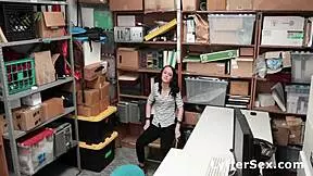 Teen Exposed For Stealing And Fucked Hard In Cowgirl And Doggystyle!