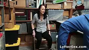 Teen Exposed For Stealing And Fucked Hard In Cowgirl And Doggystyle!