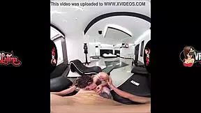 Inked teen enjoys VR fitness