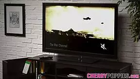 Tattooed Teen's Emotional Bj With Cum In Mouth