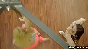 petite euro teen lesbians lick and finger