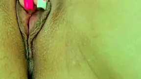Intense close-up masturbation of young horny pussy leads to luxury orgasm.