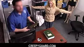 creepy guard caught teen 18+ sadie hartz fucking