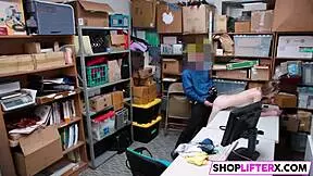 Teen Takes Cock For Shoplifting