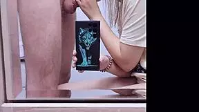 She asks, 'Want to see our sex on camera?' as stepsister gets cum on face