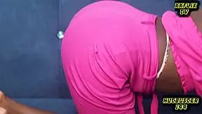 Amateur ebony teen gets missionary pounding in POV. Couldn't hold back cum inside her tight shaved pussy.