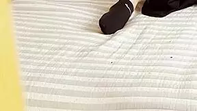 Latin teen's solo pleasure show