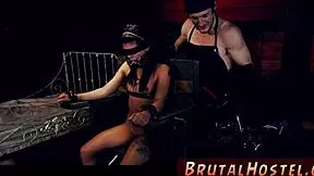 Heather Silk dominates bound Latina teen