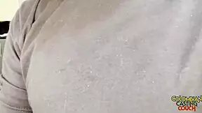 Can This Tiny Latina Teen Handle Her First Ass Creampie?