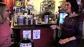 blonde co-ed getting finger fucked at the party, what will she do next?