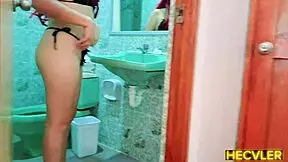 i carefully put the condom on my recording partner for safety