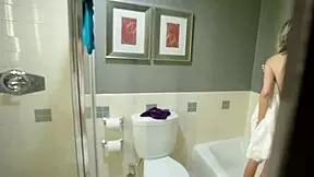 caught in the act, she delivers intense oral