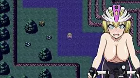 Loira Flashes Tits In Dark