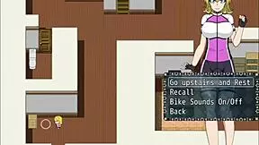 Loira Flashes Tits In Dark