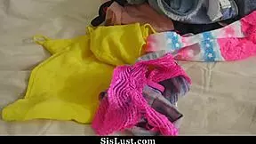 OMG! Smoking Hot Stepsister Caught Stepbro Sniffing Her Panties!