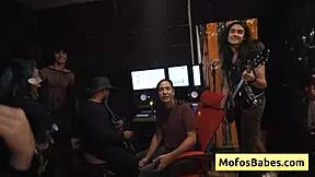Nia Bleu shows the incredible wild sex with Brett Maker and a band