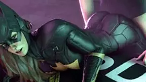 barbara gordon fap compilation with shaved pussy and doggystyle action