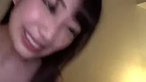 in this leaked tape, a beautiful japanese college girl rides and gets doggystyled, ending with cumshots