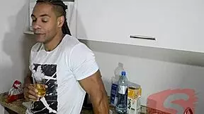 Yo, my naughty amiga Lady Milf stayed over just to give me her ass at midnight with Murinho! 🔥