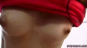 OMG, this blonde step sis is getting her tight ass fucked in POV! 🔥