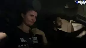 damn, this latina babe from the gym traded a ride for blowjob and pussy orgasm outdoor