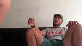 I sneakily play with the delivery pizza man on hidden cam.