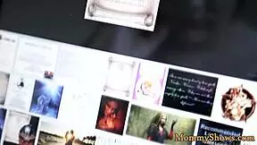 Glamorous Stepmom Scissoring With Teen Babe!