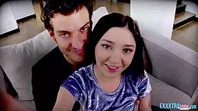 Luna Daniels moves out with Jay Smooth pounding her petite body.