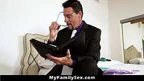 Why did the stepdad become a burglar? To fuck his stepdaughter!